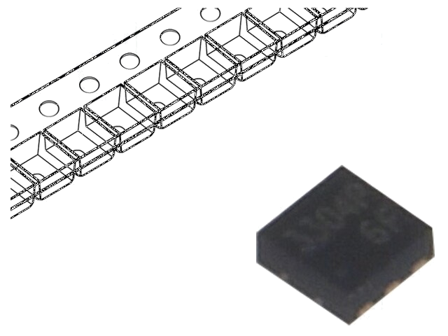 Diode: TVS netwerk; 3,5V; 5A; 80W; eenrichtings-; SLP1616P6; Ch: 4 Diode: TVS netwerk; 3,5V; 5A; 80W; eenrichtings-; SLP1616P6; Ch: 4